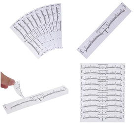 Plastic Eyebrow Mapping Sticker Stencil Ruler Microblading Tool Dye Measure PMU Disposable Tattoo Permanent Makeup