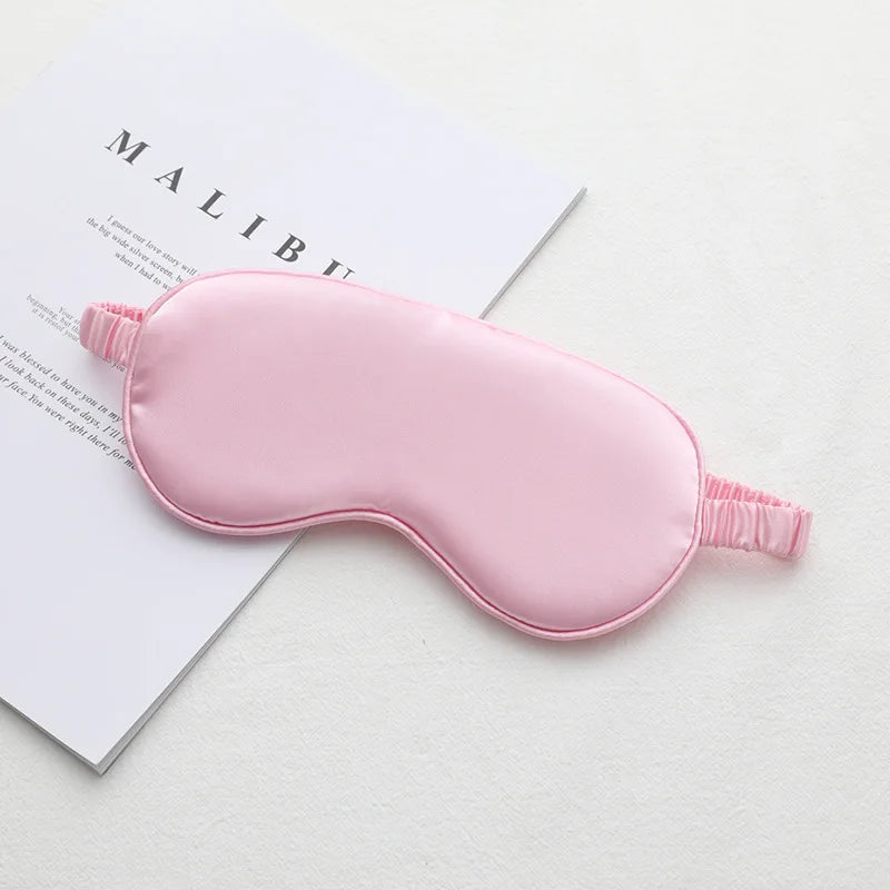 Hot Sell Sleep Eye Mask Satin Sleep Mask With Storage Bag for Home and Travel