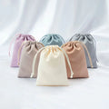 Customized Logo Velvet Bag with Drawstring Lipstick Bundle Pocket Sanitary Napkin Portable Jewelry Brochure Bag