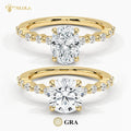 Wholesale S925 Sterling Silver 18K Gold Plated Heart Cut 1ct 2ct VVS Diamond Wedding Jewelry Moissanite Engagement Ring