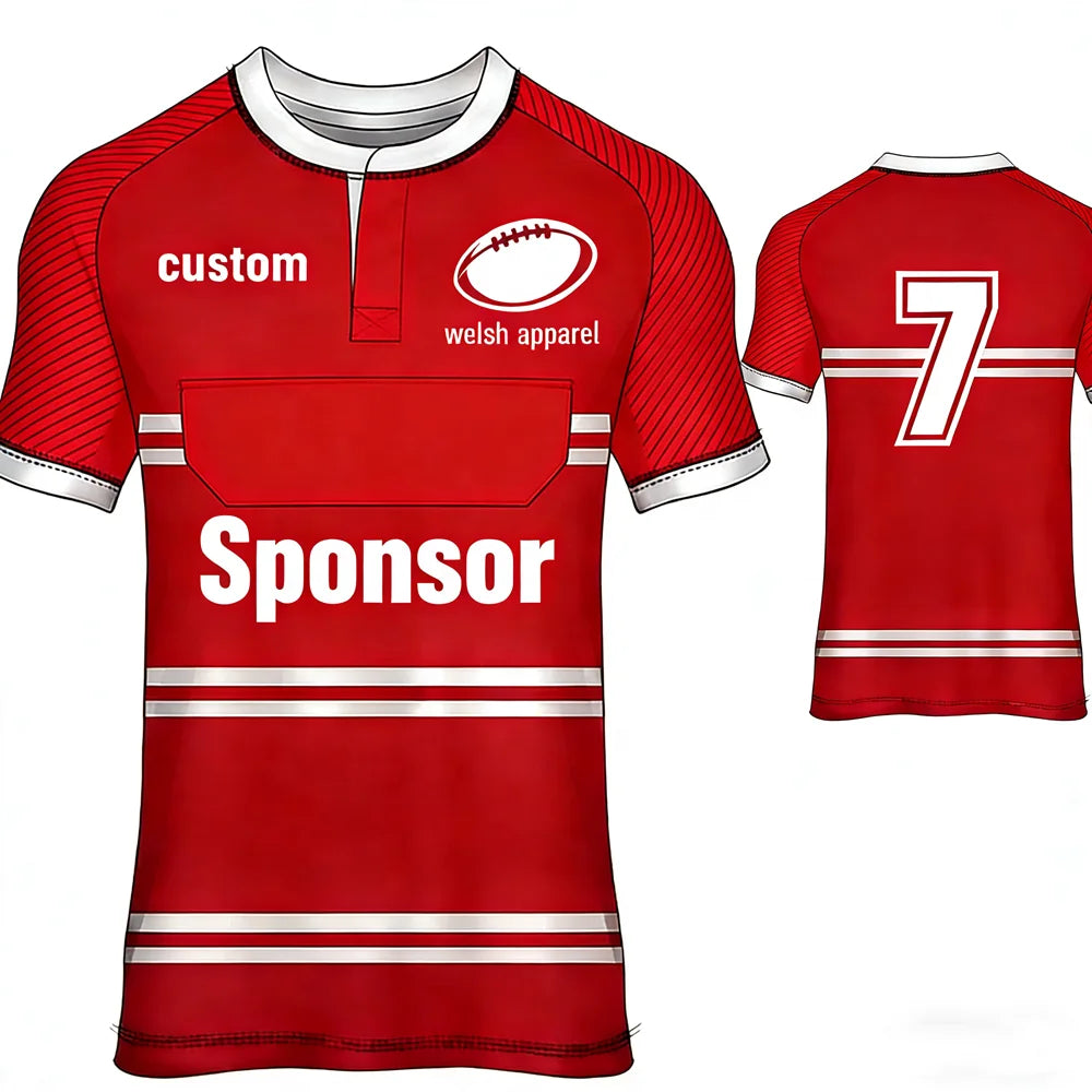 High Quality Design Your Own Breathable Anti-Bacterial Plus Size Polyester Sublimation Printed 220g Touch Football Rugby League