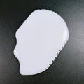 Huiying OEM Best Factory Price Custom Logo White Jade Spiky Shape Gem Gua Sha Scraping Massage Tool