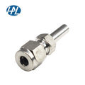 Stainless Steel Forged Polished Weld Connector Straight Tube Fittings up to 3000PSI