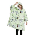 Hot Sale Oversized Ultra Soft Plush Sherpa Fleece Wearable Sweatshirt Warm Throw Cozy Hoodie Blanket 100% Polyester