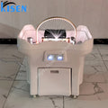 Best Selling Pipeless Salon Furniture ABS Portable Adjustable Height Back Head Spa Washing Hair Bowl Shampoo Basin Sink