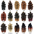 12inch Short Loose Wave Spiral Italian Curl Braid Ombre French Curly Wand Italy Curl Crochet Braiding Hair Extensions