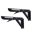 Custom Metal Adjustable Wall Side Mounting Shelf Support K Type Black White Folding Table Floating Shelves Bracket Steel Work