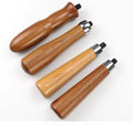 M10/m12 Portafilter Handle Espresso Coffee Cafe Machine Solid Wooden Handle Coffee Maker Cafe Tools Accessories for Barista