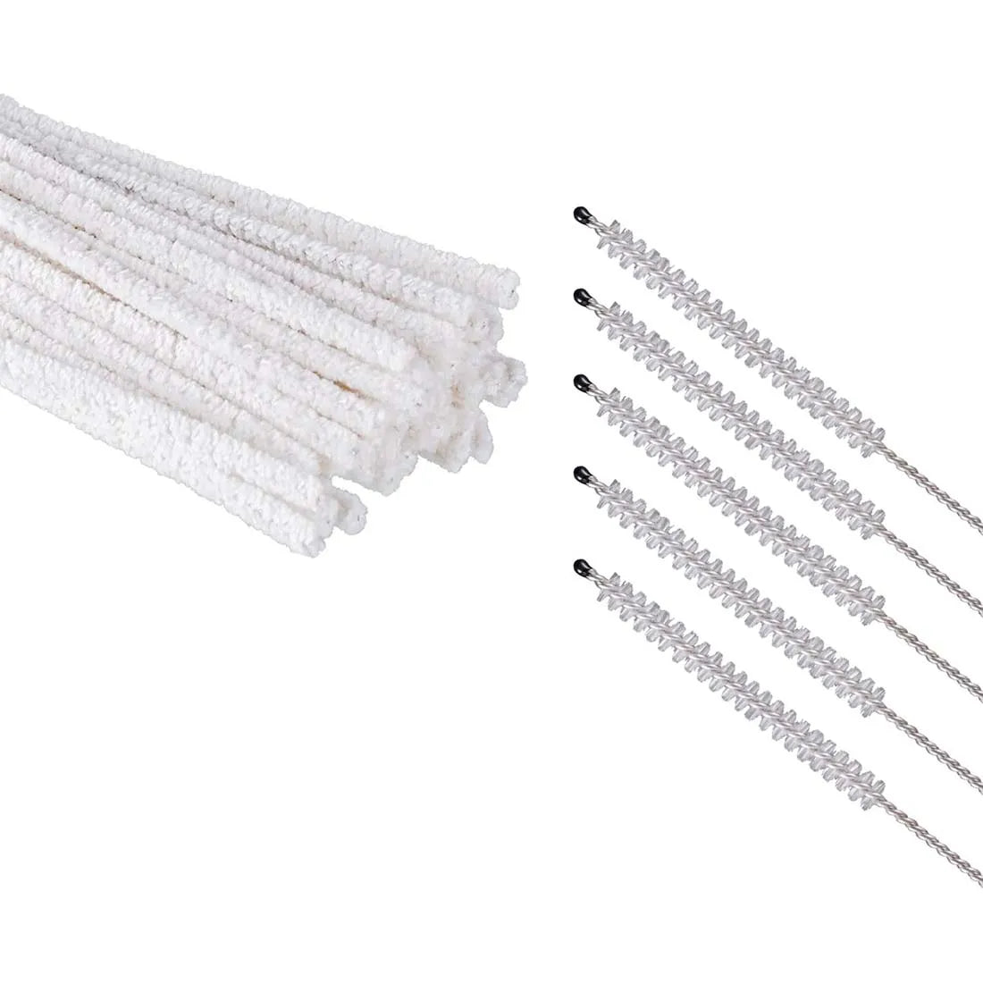 M2C Wholesale Prices Durable Straw Cleaning Brush Stainless Steel Wash Drinking Pipe Cleaner Brush
