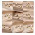 VKME Fashion Pearl Tulip Fishtail Butterfly Rhinestone Earrings for Women Jewelry