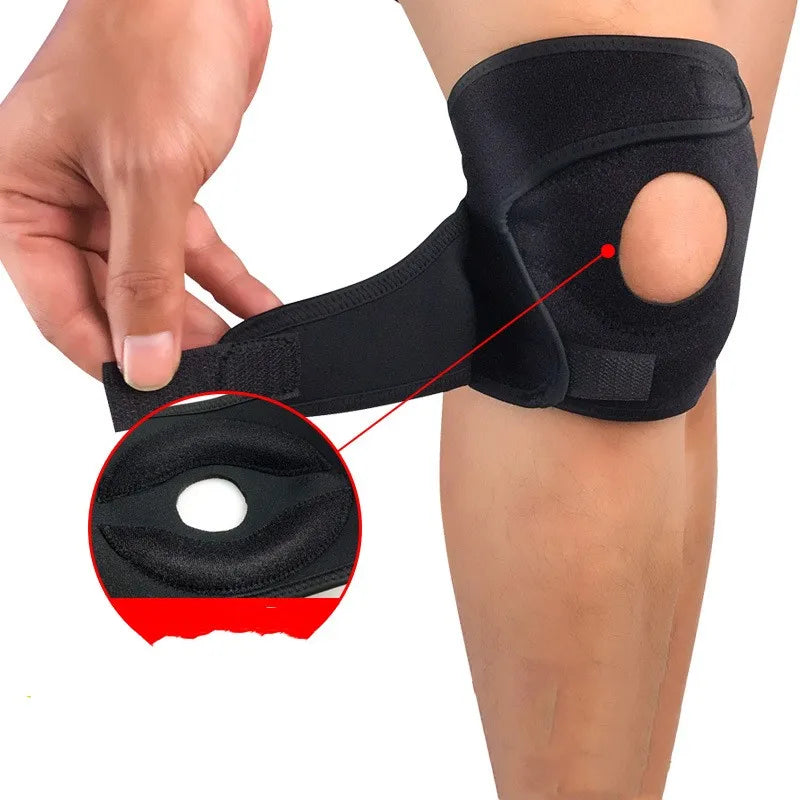 Adjustable Dual Knee Brace Compression Patella Tendon Support Knee Pain Relief From Sport Injuries