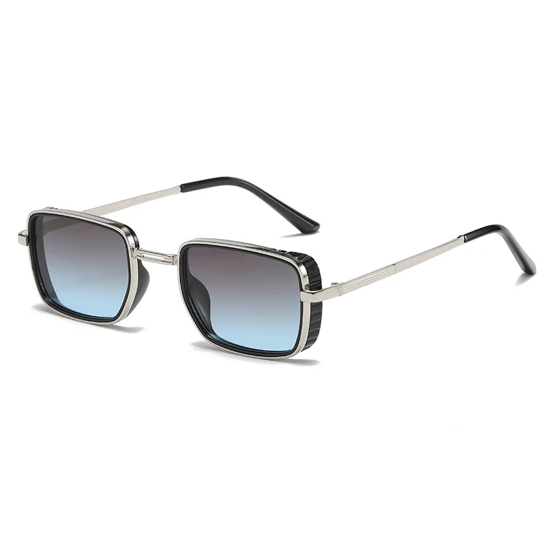 FUGUIMA S2568 Custom Logo Polarized Square-frame Sunglasses Women Mirror Sports Y2K UV400 Punk 2022 Stylish Fashion Eyewear