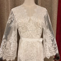 Sexy Lace 8152 Plus Size Women's Wedding Robe for Bride & Bridesmaid-Spring/Summer/Autumn Breathable Quick Dry Sleepwear