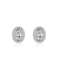 SPJ Fashion Korean Earring Jewelry Weddings 925 Sterling Silver Shiny Bling 5A CZ Cubic Zircon Stud Earrings