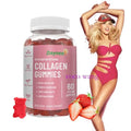 Collagen Gummies Strawberry Gummies Private Label Fruit Flavor Vegan Soft Candy Customized Pure Natural Collagen Powder Gummy