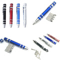 Multifunctional Aluminum Alloy 8-in-1 Precision Screwdriver Set Convenient Pen Repair Tool