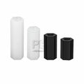 M4 Double-pass Nylon Column Insulated Strut Hexagonal Stud Plastic Black and White Isolation Column
