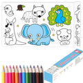 Customized DIY Coloring Paper Roll Poster for Children's Drawing Flexographic Printing Custom Logo for Funny Educational Toy