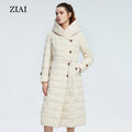 Winter Coats Women Puffer Jacket Warm Hood Belt Puffer Coat Long Parka Coat Woman Winter