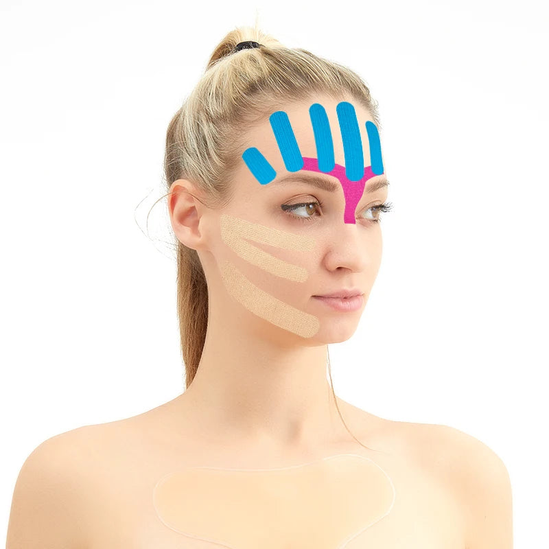 Comfortable Hypoallergenic Sports Tape 5 cm * 5 m Waterproof Kinesiology Tape for Muscle Pain Relief Face Tape