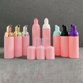 Luxury PET Plastic Foam Mousse Bottle 30ml 100ml Fillable Cosmetic Packaging Matte Pink Electroplated Pump Head Shampoo Lotion