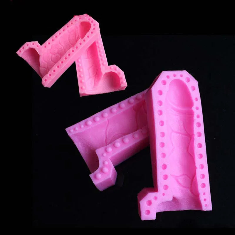 Hot Selling Huge Simulation Male Toy Funny Liquid Silicone Mold for Natural Silicone Soap Cake Gypsum Mold for Jewelry Making