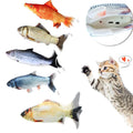 Para Mascotas Zappelfische Katzenspielzeug USB Electric Floppy Fish Pet Interactive Toy Dancing Wiggling Flippity Fish Toys