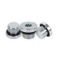 Hex Socket Pipe Plugs Screw M5 M6 M8 M10 G1/4 G3/8 Stainless Steel End Cap Hydraulic Screw Plug With O-ring