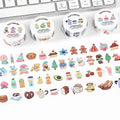 2M/Roll Tape Clay World Series INS Cute Life Handbook DIY Decoration Loop Stickers