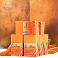 Custom Organic Handmade Toilet Soaps Bath Cleaning Removing Dark Spot Whitening Vitamin C Carrot Soap
