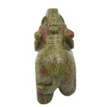 Huiying Natural animal carvings carved natural 1.5 inch unakite stone hand made elephants