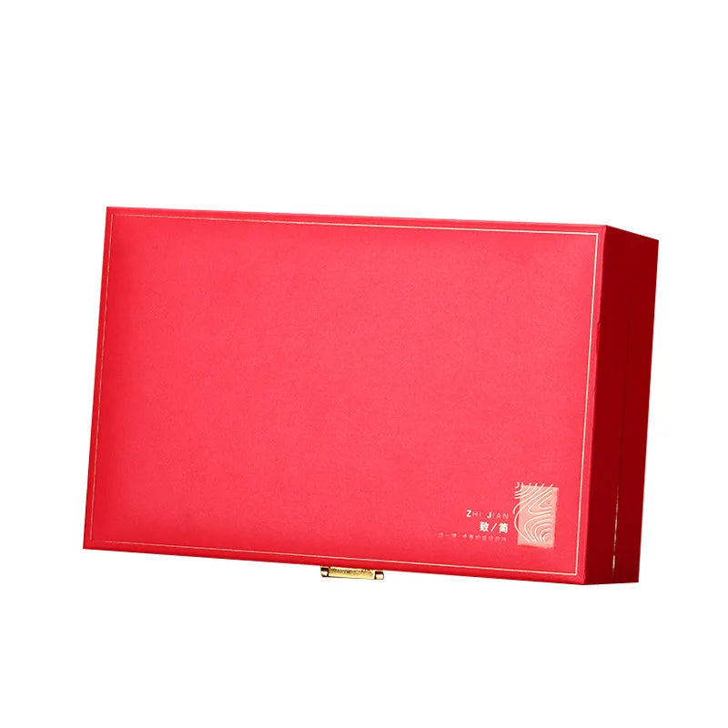 High Grade Red Tea Gift Box Small Can Tea Packaging Box Tea Tin Packaging With Gift Box