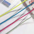 Custom Drawstring 5mm Braid Cotton Rope Hoodie String Drawcord Twist Woven Cotton Rope Macrame Cord Draw Cords for Pants