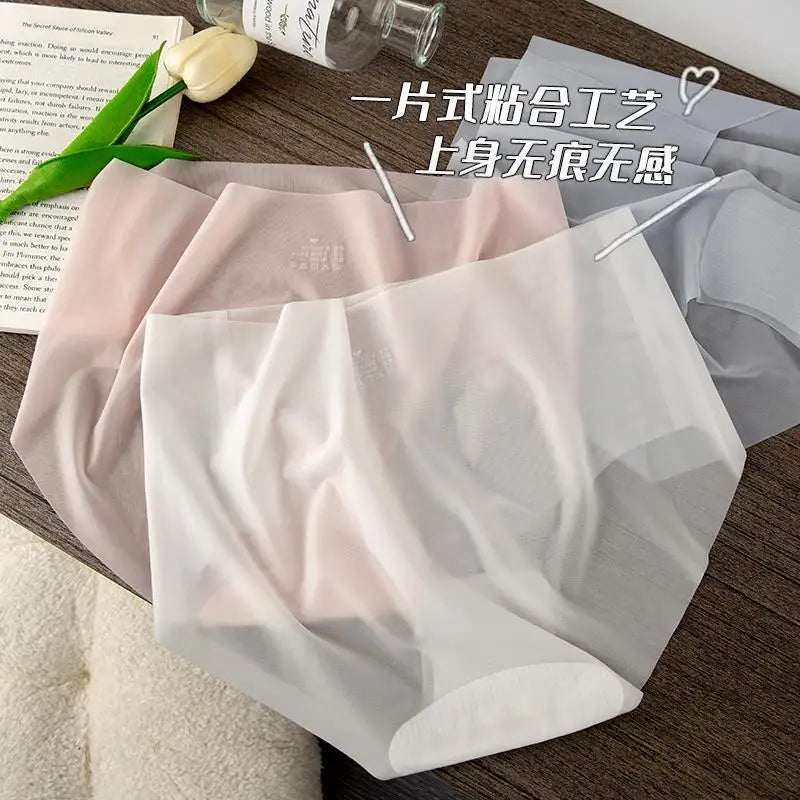 Wholesale Women's Underwear Seamless Panties Quick Drying Mid Waist Breathable Underpants Briefs for Women