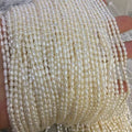 2-2.5 mm AA Good Quality Rice Shape Mini Pearl Wholesale Freshwater Loose Pearl Strandmini Freshwater Pearl