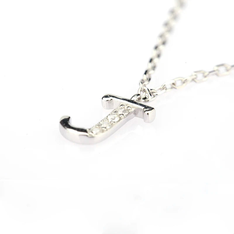 Fashion  Women Zircon 925 Silver Necklace