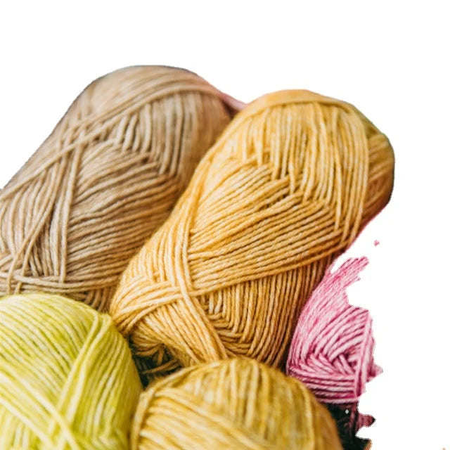 Hand-Knitted Milk Cotton Yarn 12 Colors DIY Crochet Yarn Skeins for Sweaters Hats Scarves DIY Crochet Cotton Knitting Thread