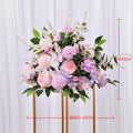 Silk Rose Flower Ball Party Stage Display Table Centerpieces Props Wedding Decor Artificial Flower Ball