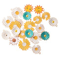Fashion Creative Sunflower Flower Sun Personality Plant Pendant  Enamel Charms for Jewelry Making