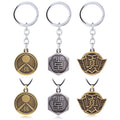 New Game YAKUZA 7 Necklace 3 Styles Jin Tang Zhen Metal Pendant Keychain