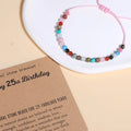 2024 Fashion Jewelry Women's 4 MM Colorful Beads Twist Rope Bracelet Candy Color Natural Stone Beaded Bracelet Birthday Gift