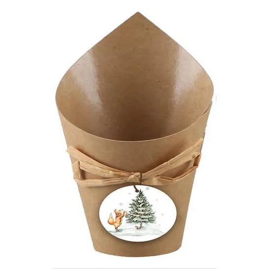 Kraft Paper Pot Cover Greenhouse Garden Nursery Pot Wrap Pot Sleeve