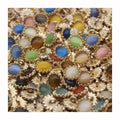 Rose Gold Resin Alloy Round Combination Garment Buttons Women Suit Windbreaker Shirt Sweater Fashion Button for Clothing