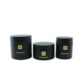 Wholesale Cosmetic Food Packaging 100ml 150ml 200ml 250ml 300ml Amber Black Pet Plastic Cosmetic Cream Jar with White Black Lid