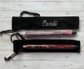 Customized Luxury Long Velvet Pen Pouch Business Gift Pen Bag for Ball Pen Pencil Storage and Packaging