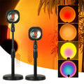 Ambient Photography Rainbow Adjustable Rotating LED USB Projector Birthday Party Decoration Mood Light 16 Color Sunset Lamp