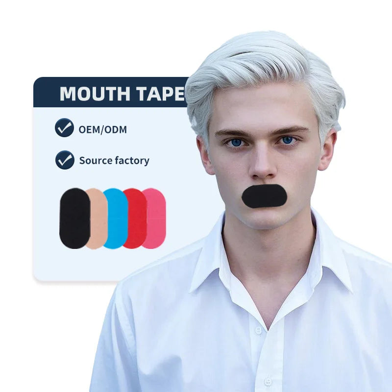 Stop Snoring Products Customized Invisible Sleep Strip Advanced Gentle Mouth Breathing Tape for Nose Breathing Mouth Tape