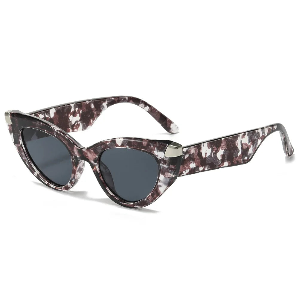Classic Luxury Square Vintage Plastic Sunglasses Vintage Small Frame Tortoiseshell Sunglasses 2024 for Women Lentes De Sol