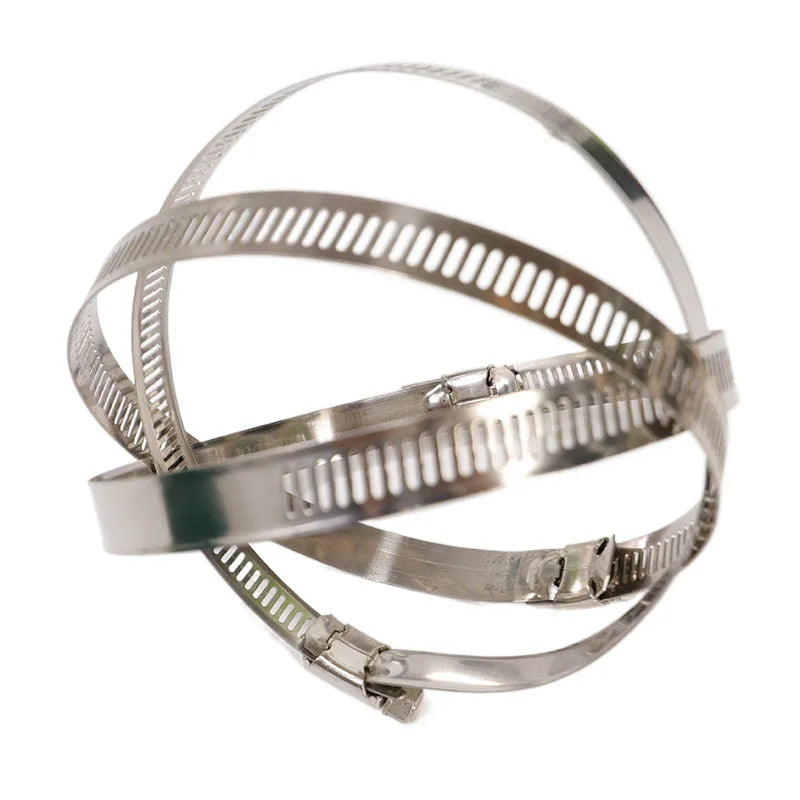 Whole Sale Large Heavy Duty American Type Pipe Clip Worm Gear Drive Clamp Stainless Steel Hose Clamp