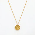 Joolim Jewelry 18K Gold Plated Sun Goddess Necklace Stainless Steel Jewelry Wholesale